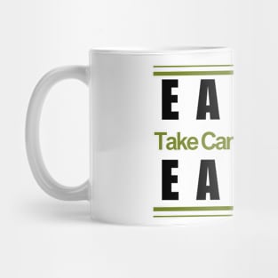 Take care, live green Mug